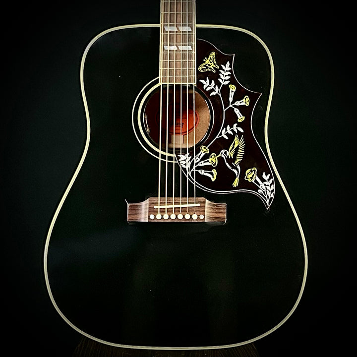 Gibson Custom Hummingbird Torch - Ebony Finish