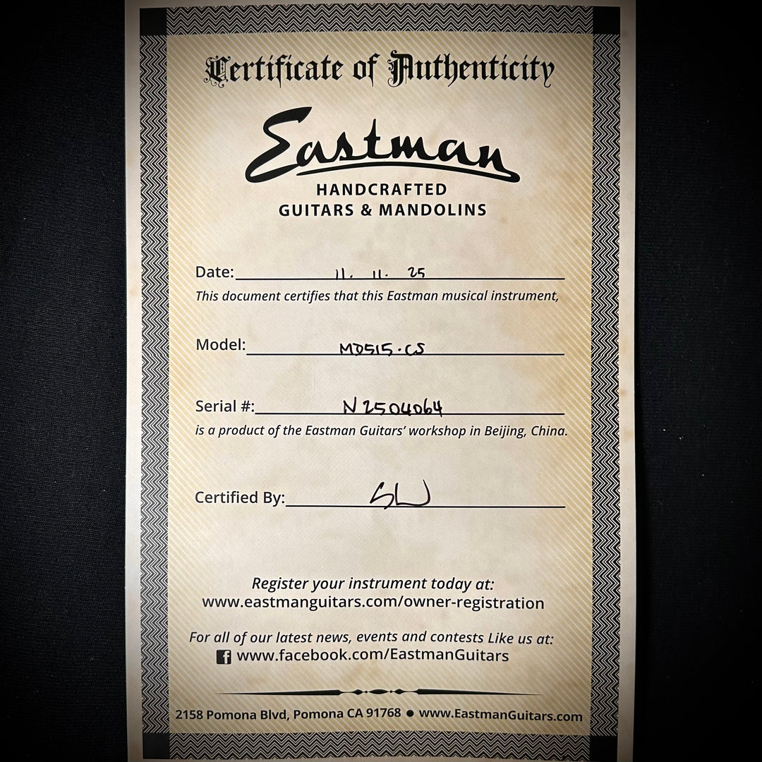 Eastman MD515 - Sunburst Finish