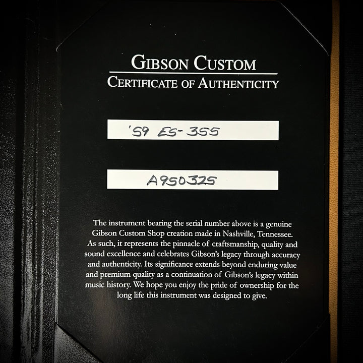 Gibson Custom ‘59 ES-355 Reissue VOS
