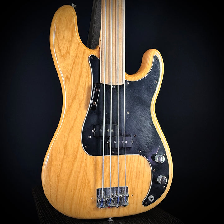 Vintage 1977 Fender Fretless Precision Bass
