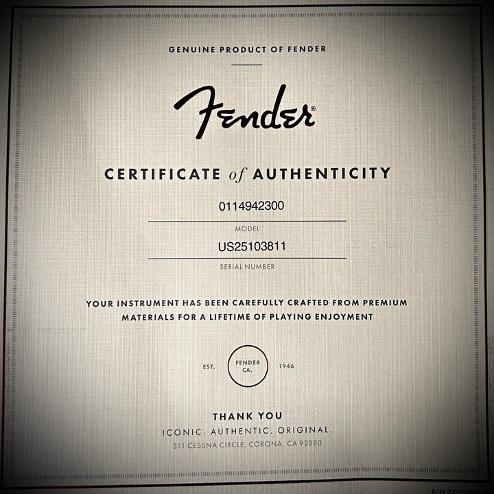 Fender American Professional Classic Stratocaster