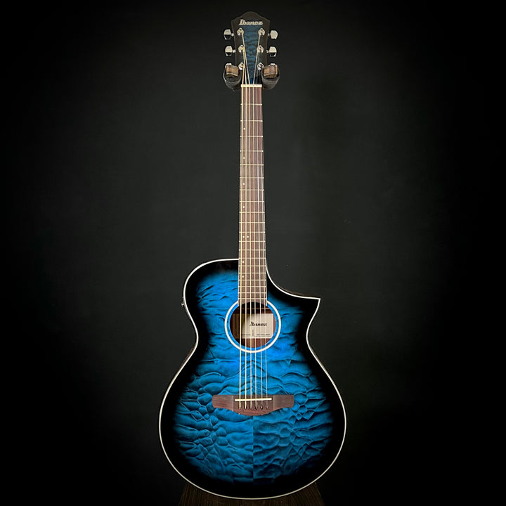 Ibanez AEWC16QA - Trans Blue Burst