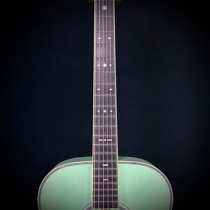 Martin Music Villa OM Quilted Maple - Translucent Teal