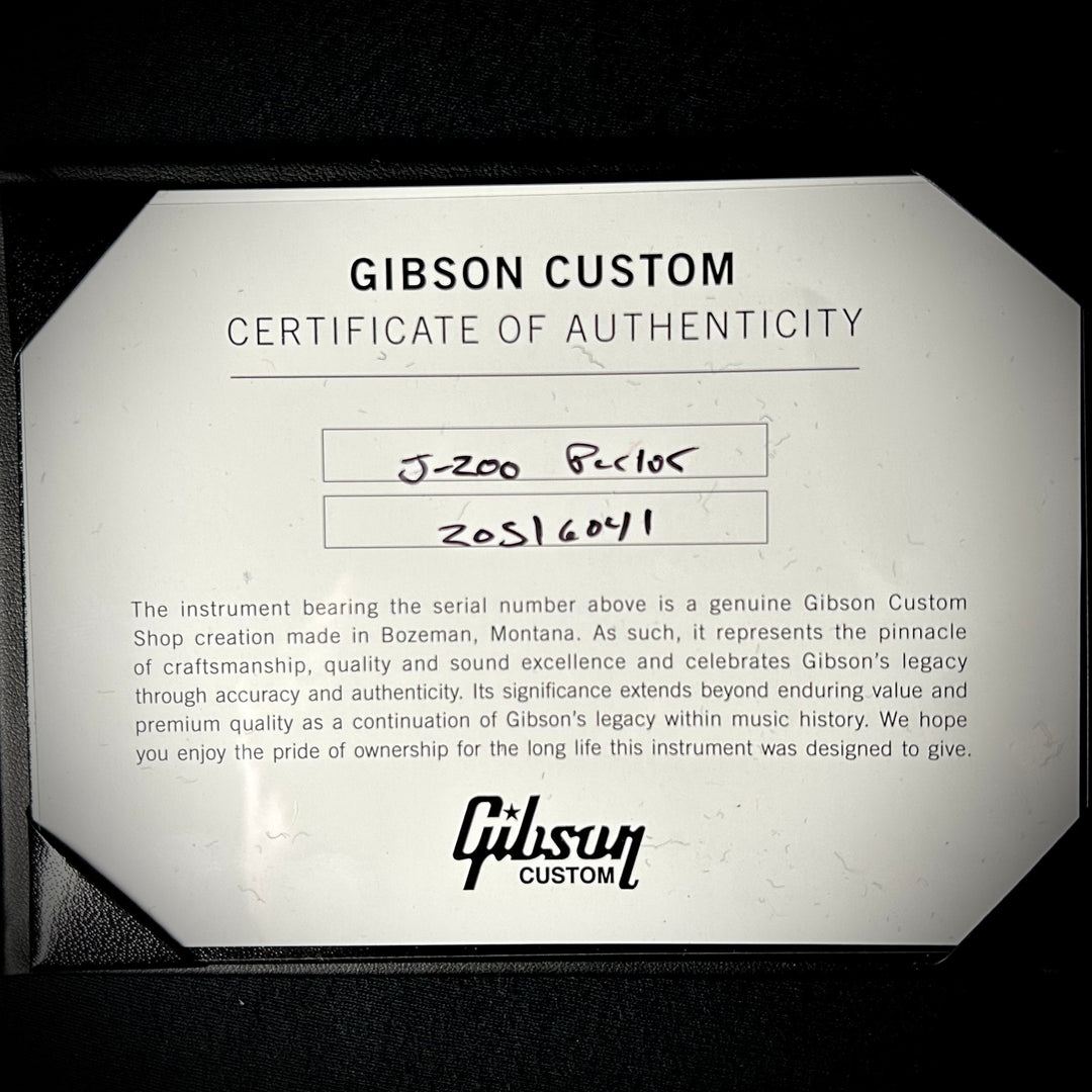 Gibson MV Custom Parlor SJ-200 - Trans Black