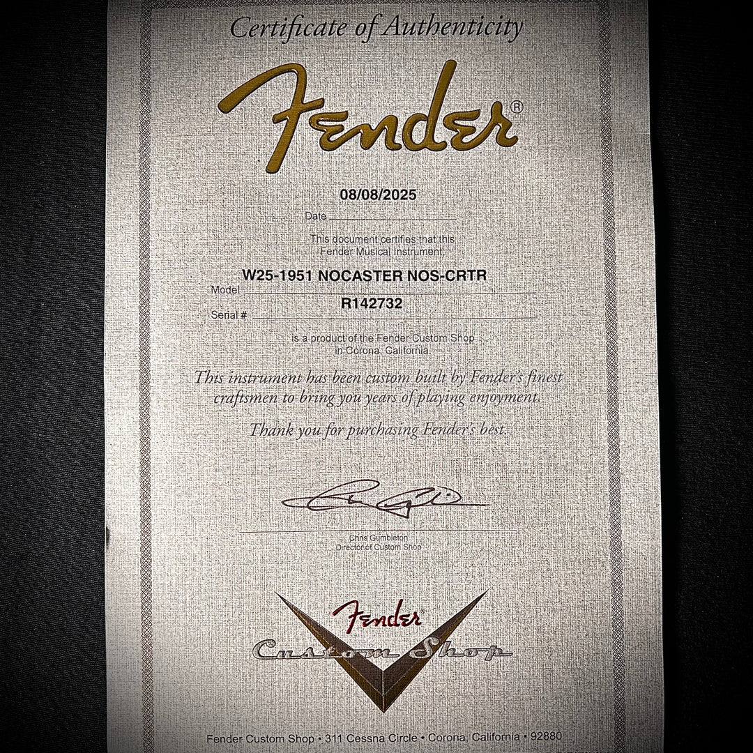 Fender Custom Shop 1951 Nocaster NOS