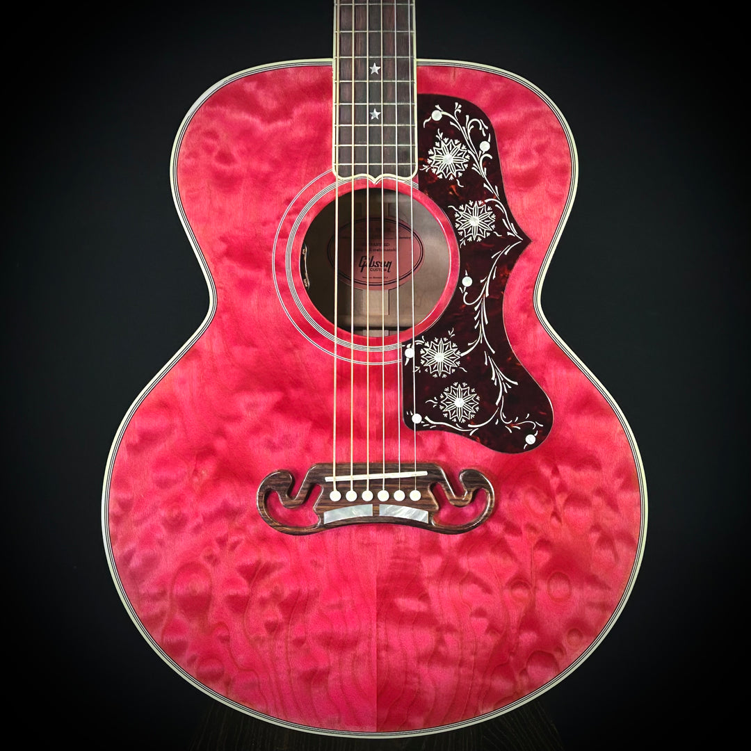 Gibson MV Custom Parlor SJ-200 - Trans Pink