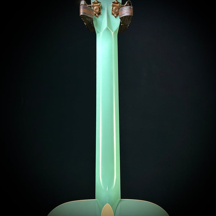 Martin Music Villa OM Quilted Maple - Translucent Teal