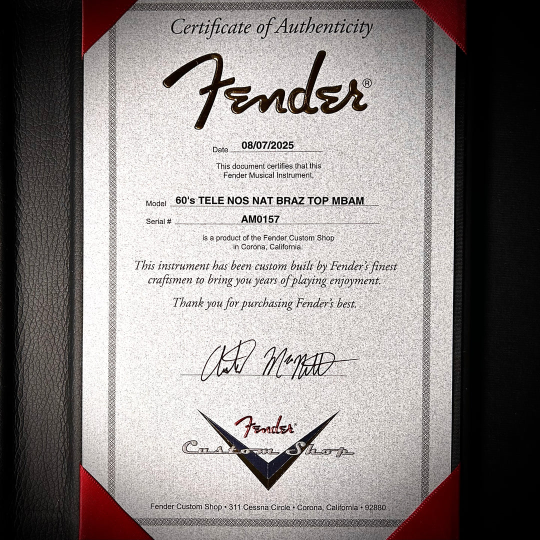 Fender Custom Shop Master Built Brazilian Rosewood ‘60s Telecaster | Built by Austin MacNutt