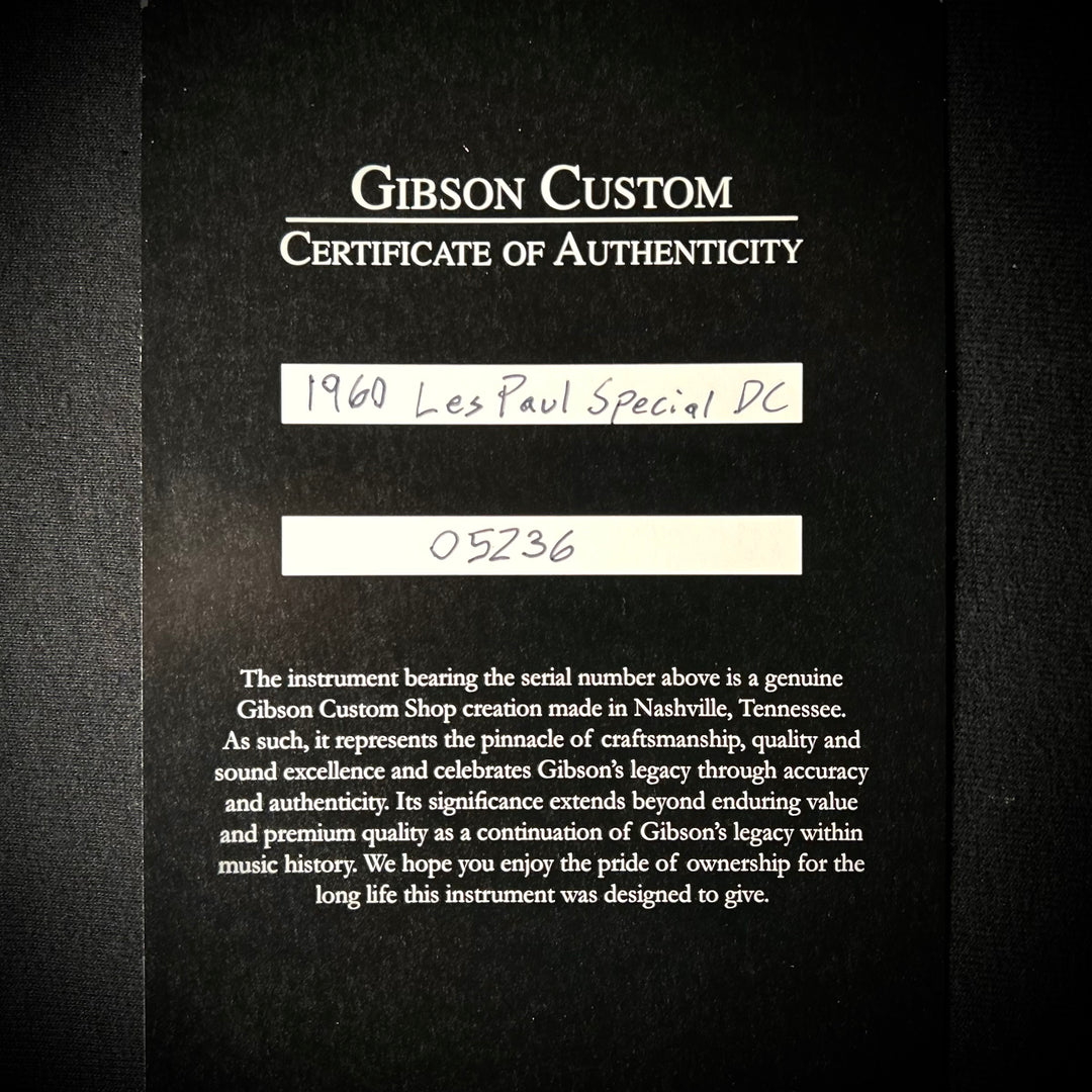 Gibson Custom Shop 1960 Les Paul Special Double Cut