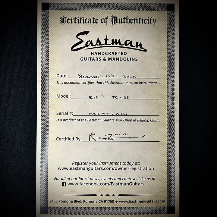 Eastman E10P Thermo Cured Adirondack -Sunburst