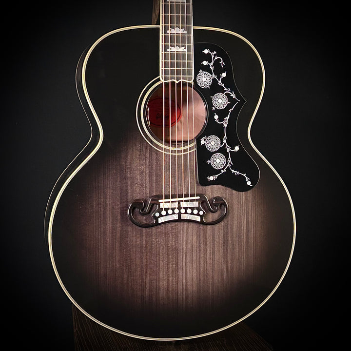 Gibson MV Custom SJ-200 Quilted Maple - Trans Black