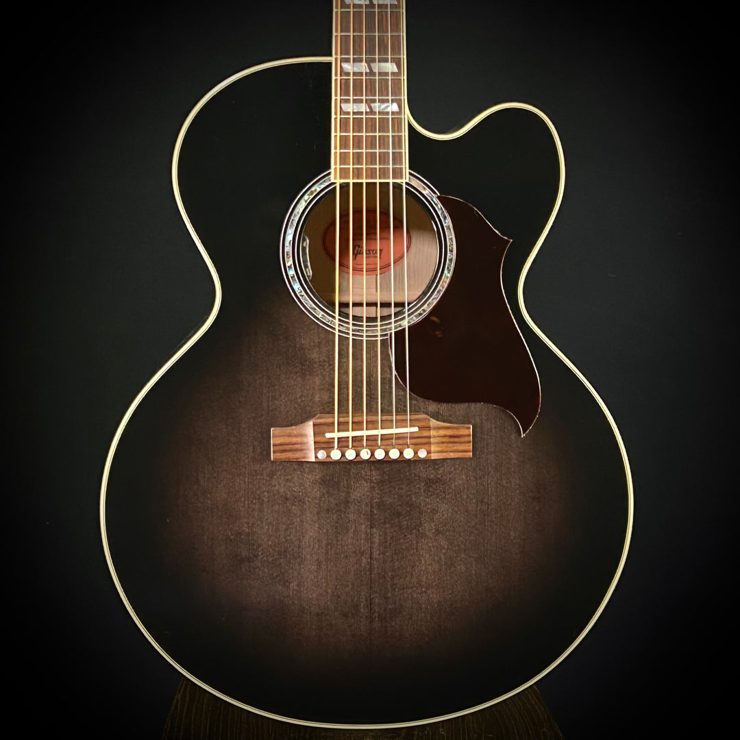 Gibson MV Custom J-185 EC - Trans Black