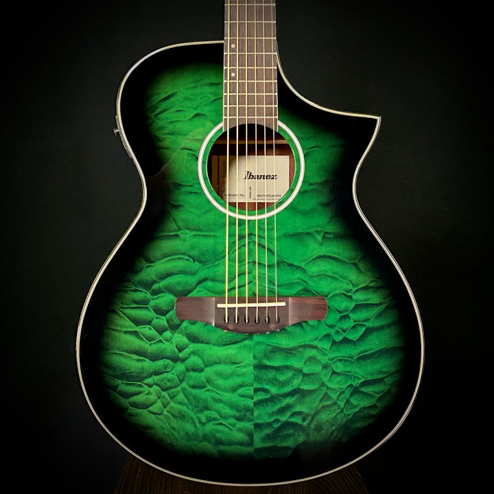 Ibanez AEWC16QA -Trans Emerald Burst