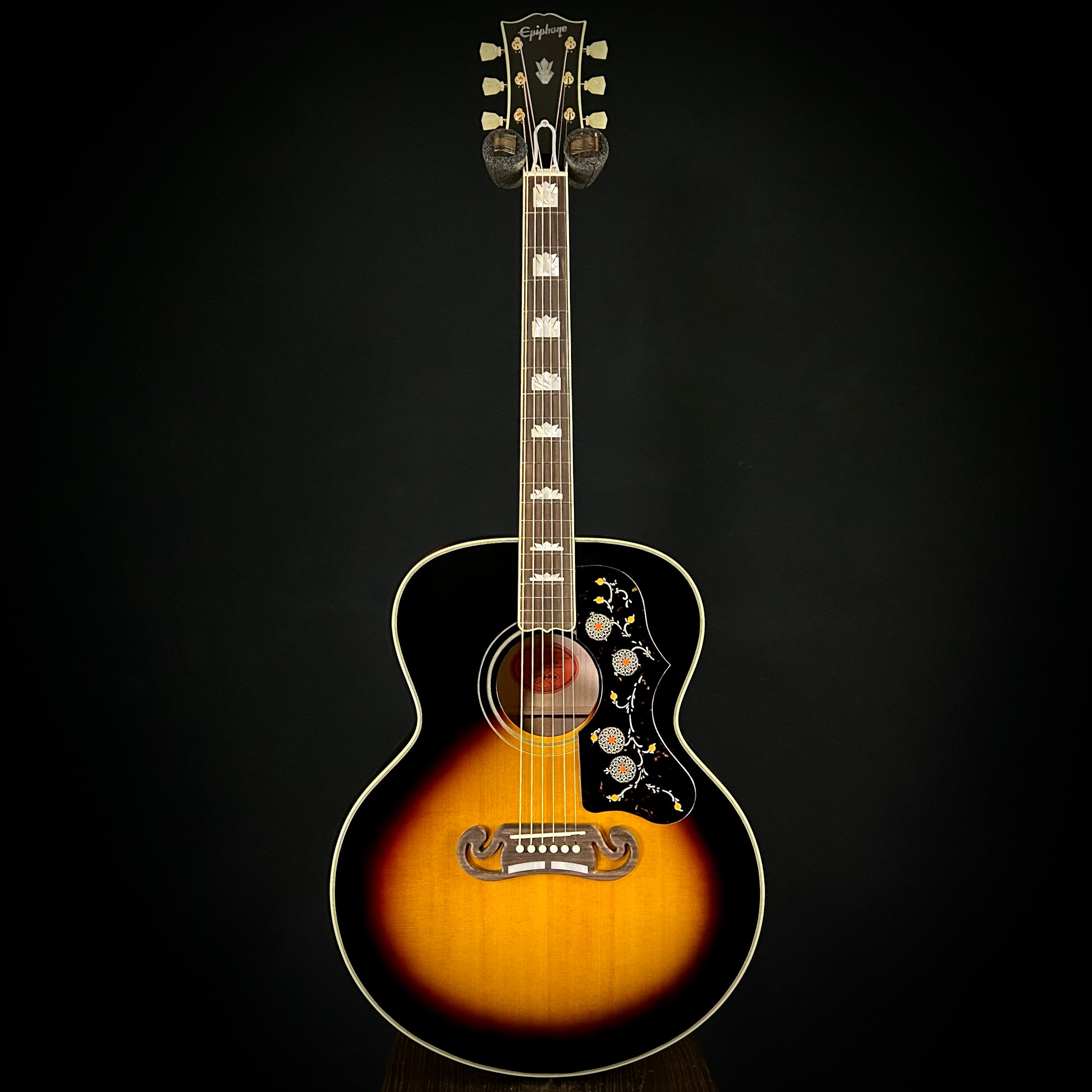 Epiphone SJ-200 ピックアップ付 【月末〆】 Epiphone 1957 SJ-200 - Vintage Sunburst – Music Villa MT