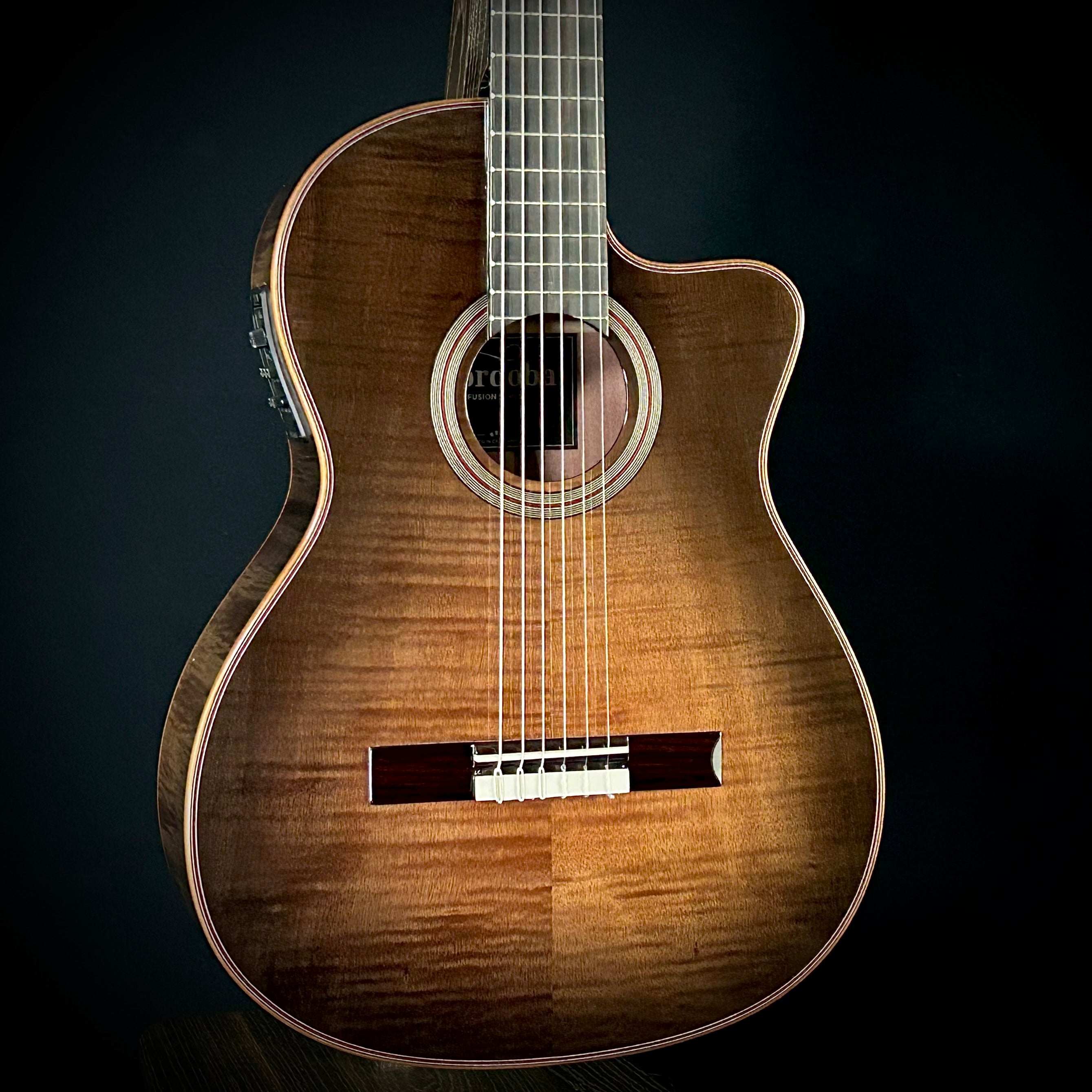 Cordoba Fusion 12 シナモン Burst エレガット　新同品 Cordoba Fusion 12 シナモン Burst エレガット 新同品 - メルカリ