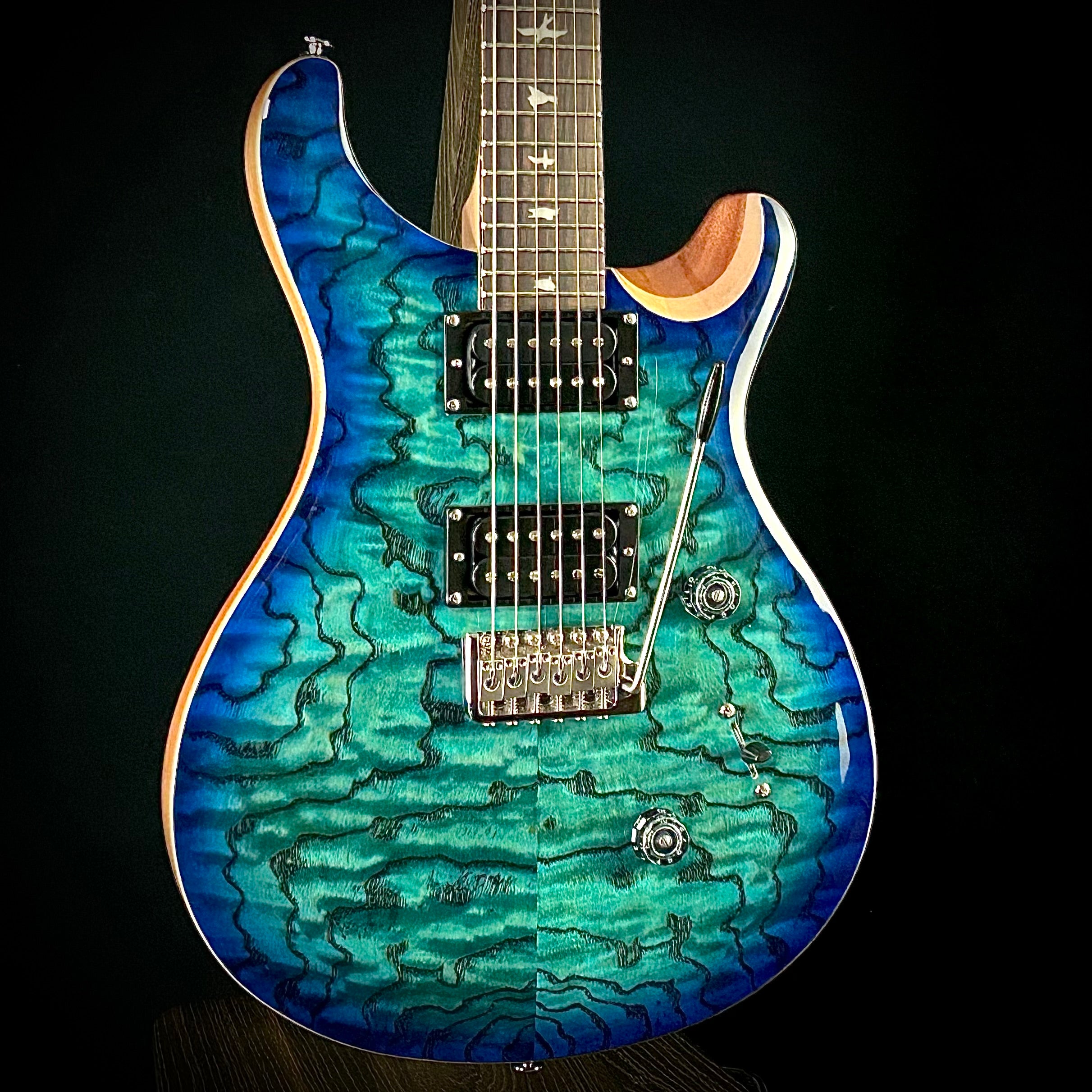 PRS SE Exotic Custom 24 Swamp Ash Burl SOLD – Music Villa MT