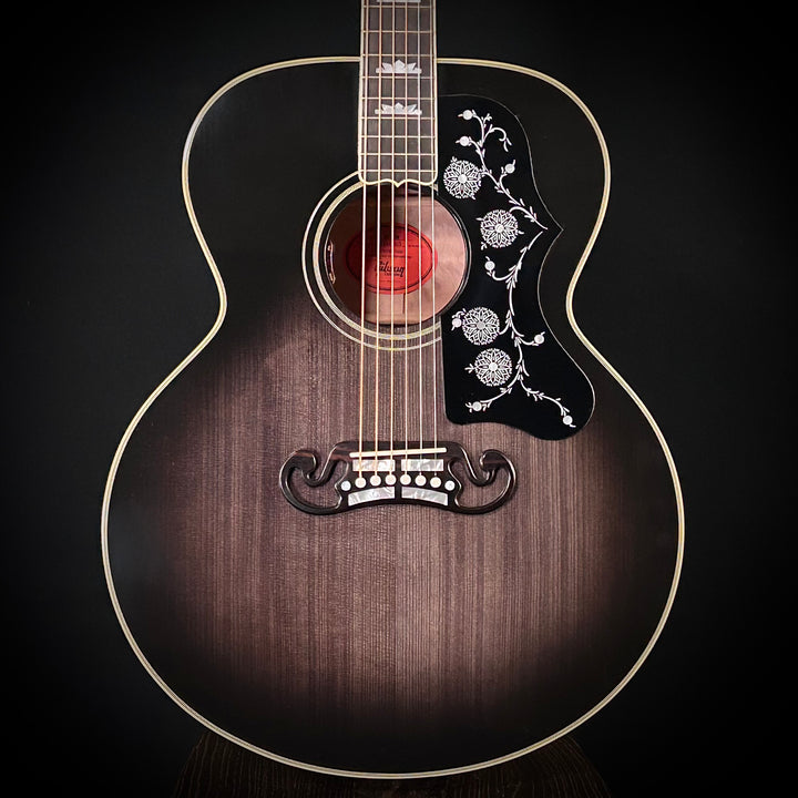 Gibson MV Custom SJ-200 Quilted Maple - Trans Black