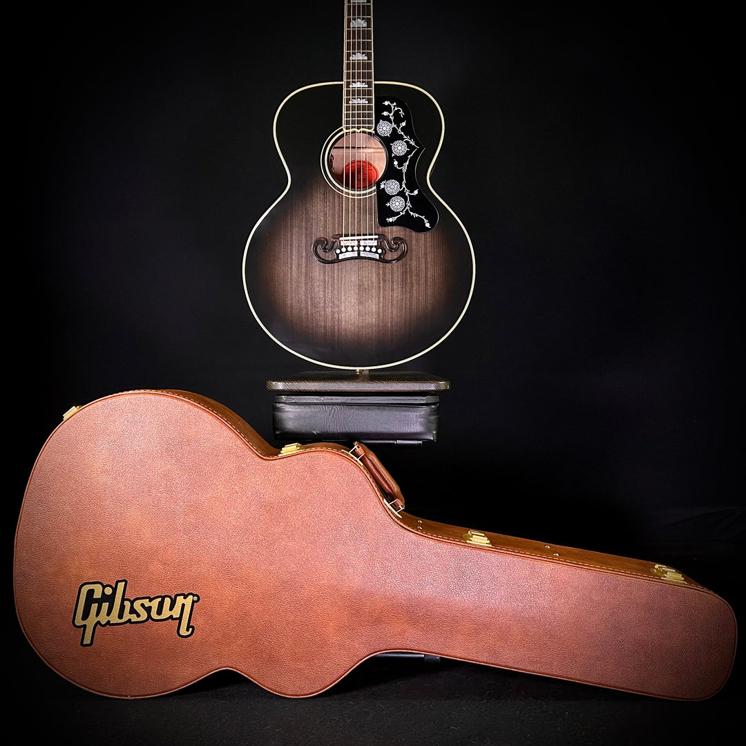Gibson MV Custom SJ-200 Quilted Maple - Trans Black