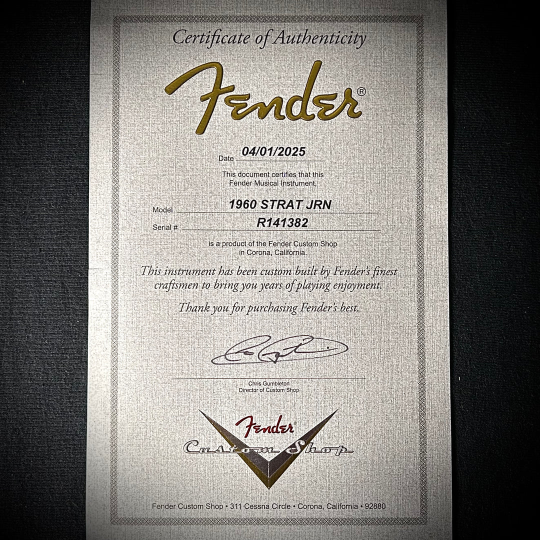 Fender Custom Shop 1960 Stratocaster Journeyman Relic