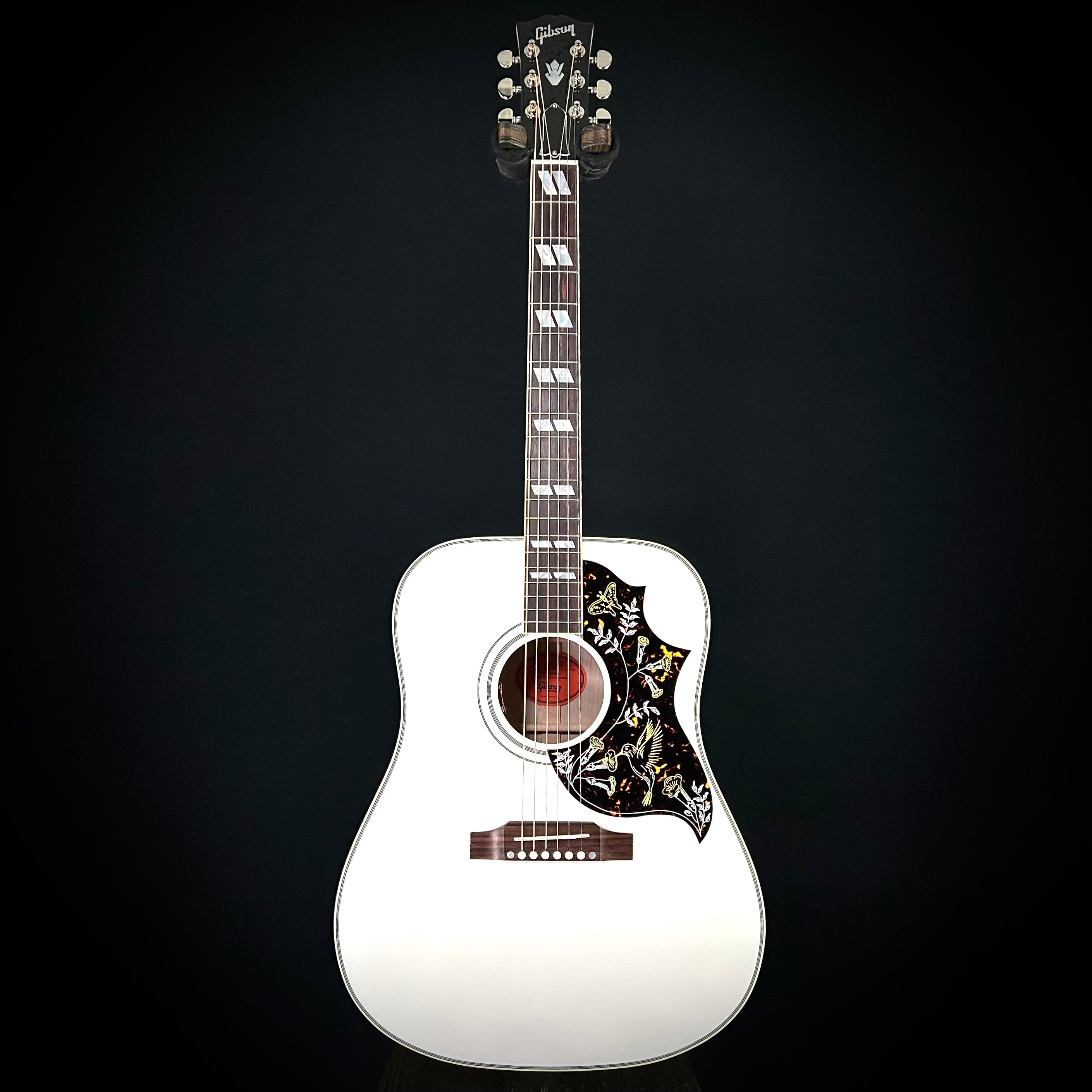 Gibson Hummingbird Maple - Alpine White Gloss – Music Villa MT
