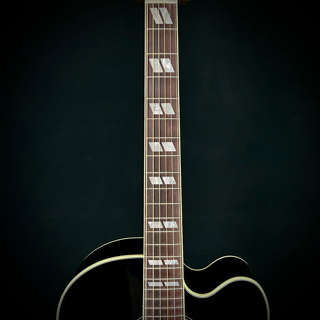Gibson MV Custom J-185 EC - Trans Black