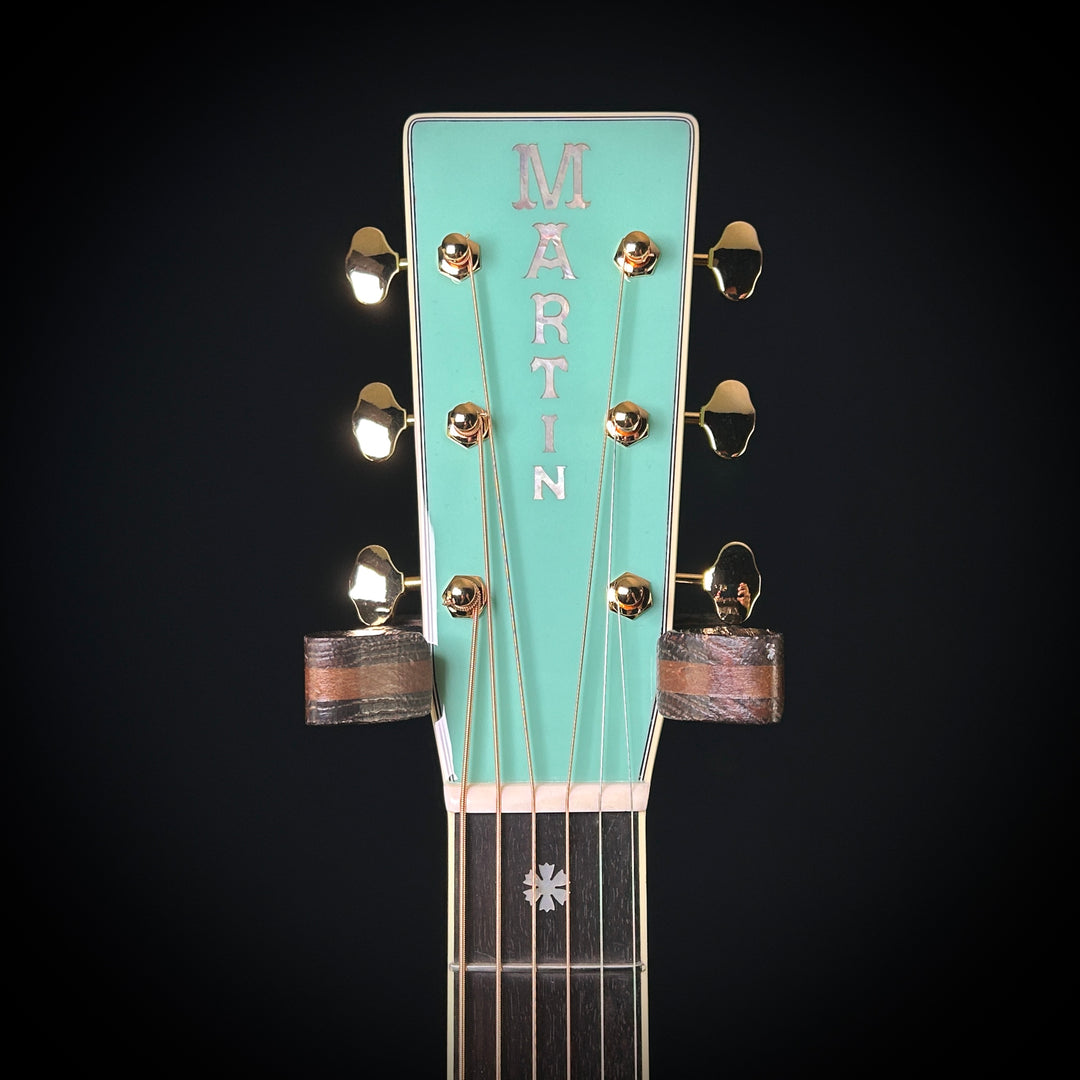 Martin Music Villa OM Quilted Maple - Translucent Teal