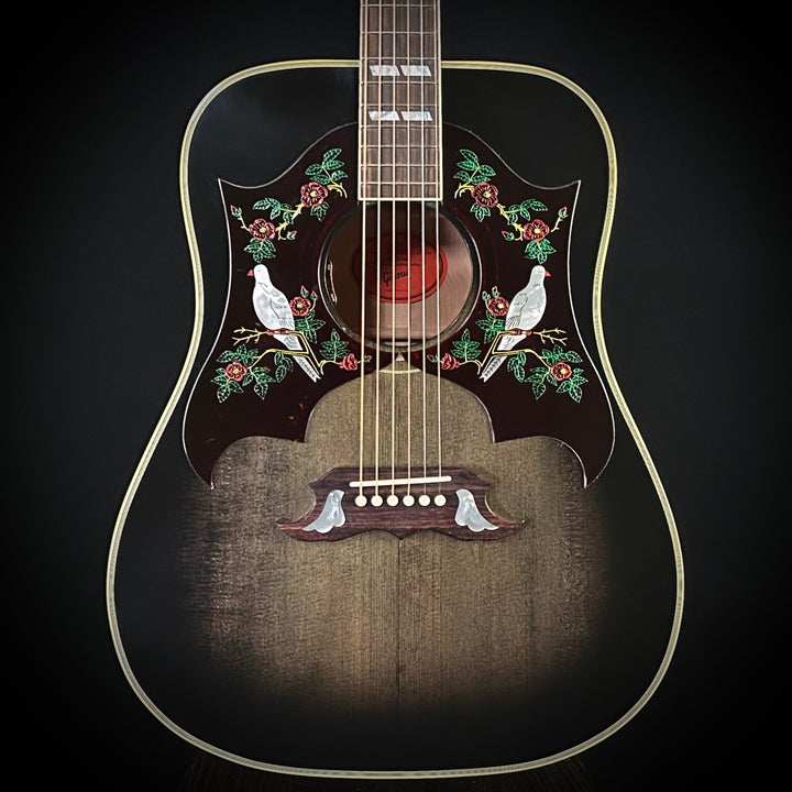 Gibson Dove Quilt Double Pickguard - Trans Ebony