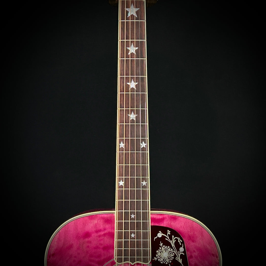 Gibson MV Custom Parlor SJ-200 - Trans Pink