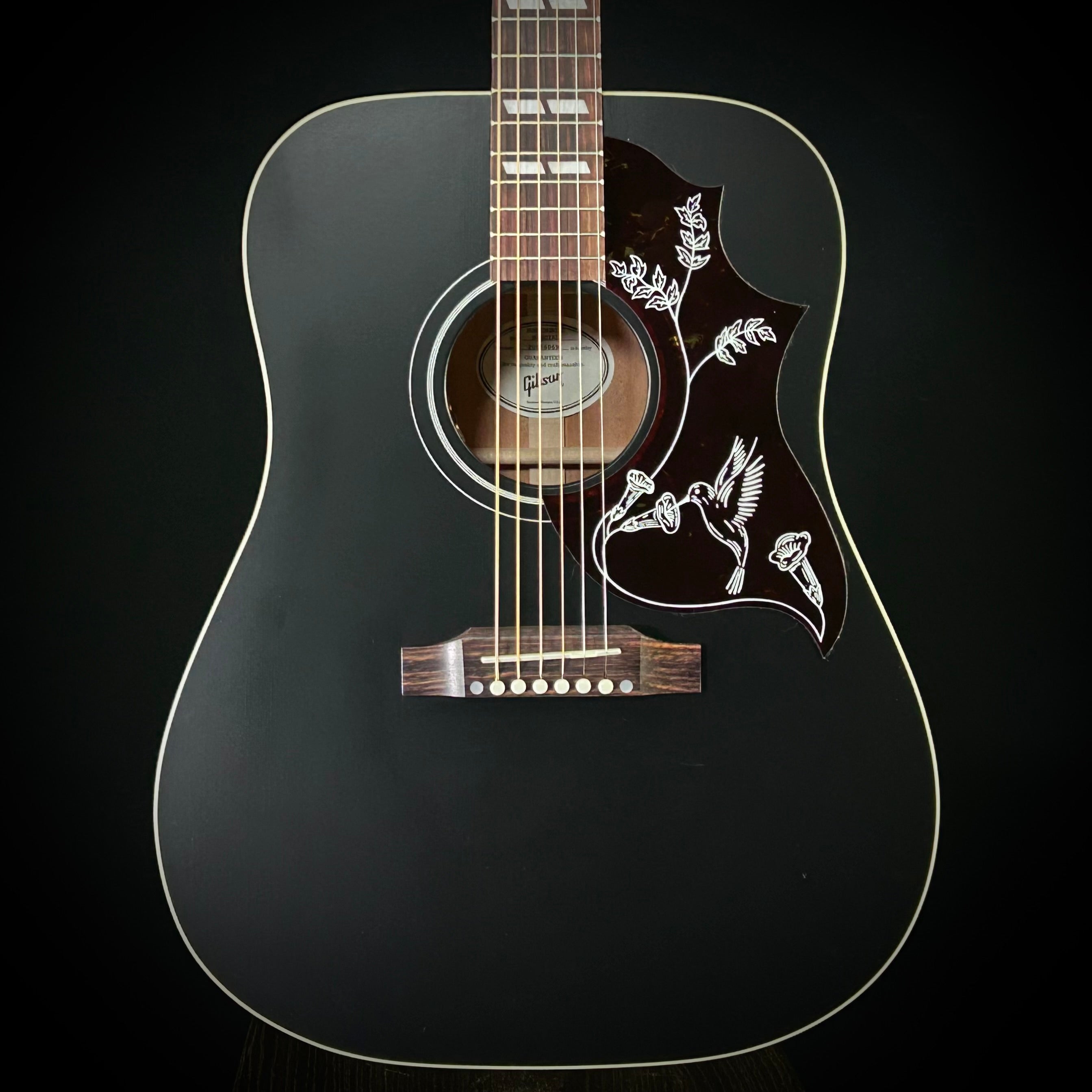 Gibson Hummingbird ebony Black 2012年製 Gibson Hummingbird Ebony