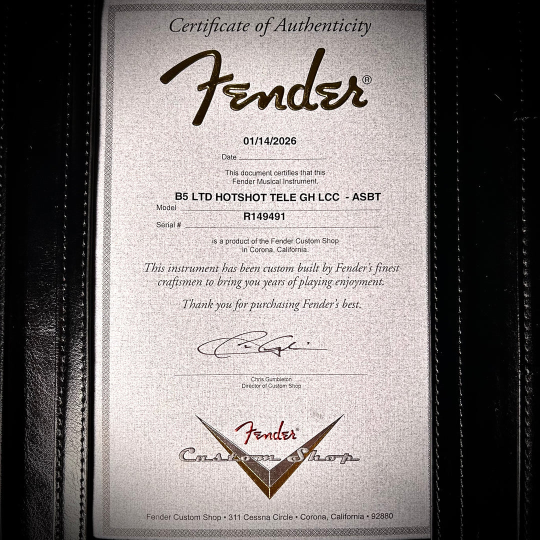 Fender Custom Shop Limited Hotshot Telecaster