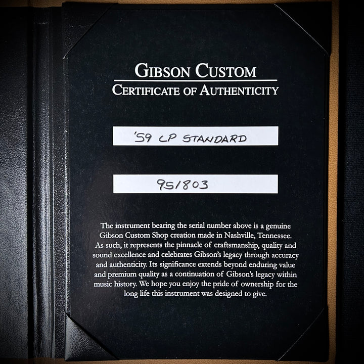 Gibson Custom Shop 1959 Les Paul Standard Reissue VOS