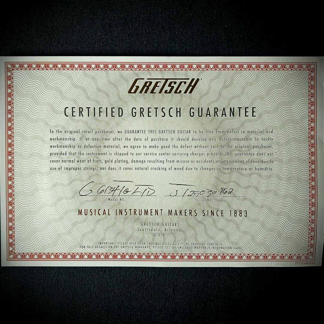 Gretsch G6134TG Limited Gold Paisley Penguin