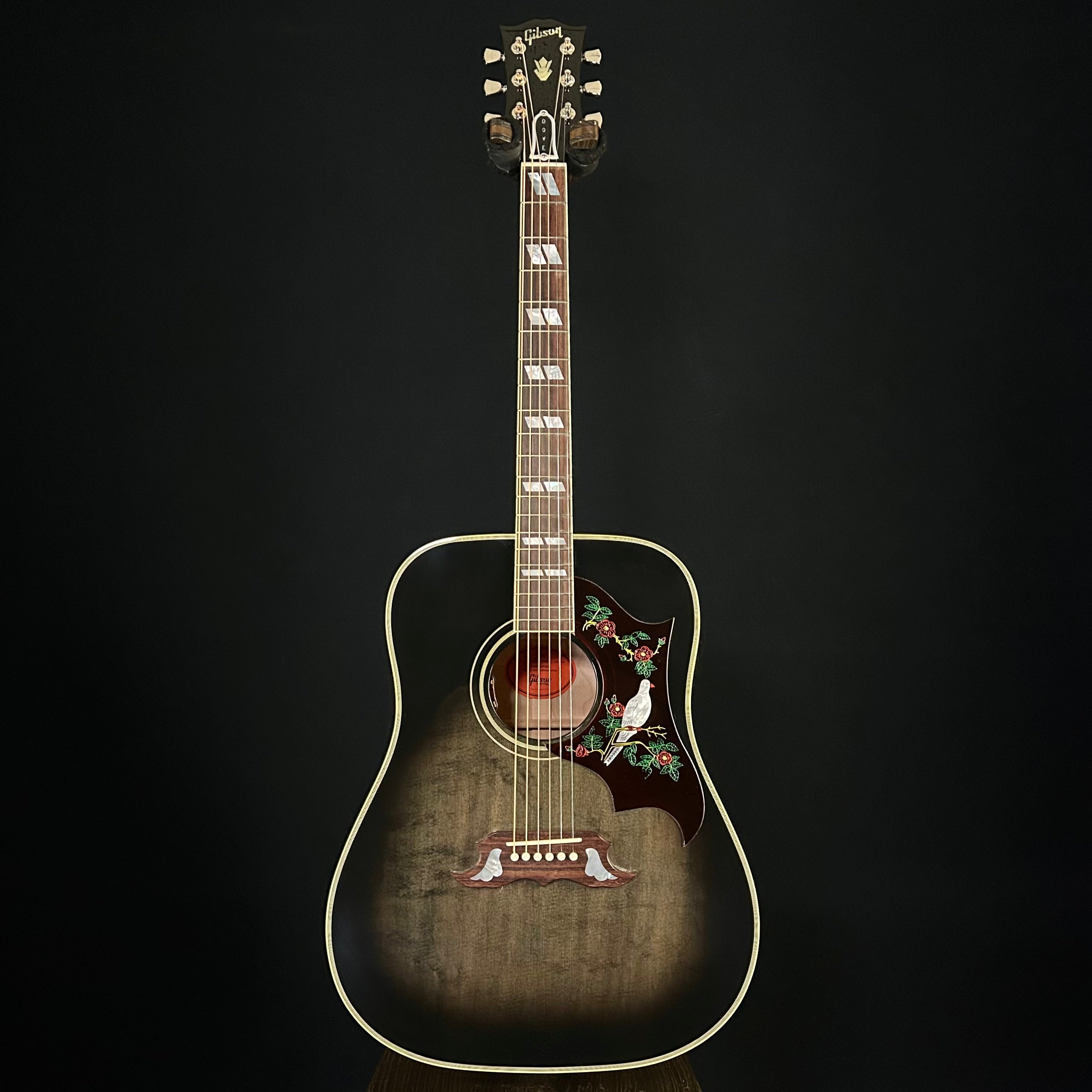 Gibson MV Custom Dove - Trans Black – Music Villa MT