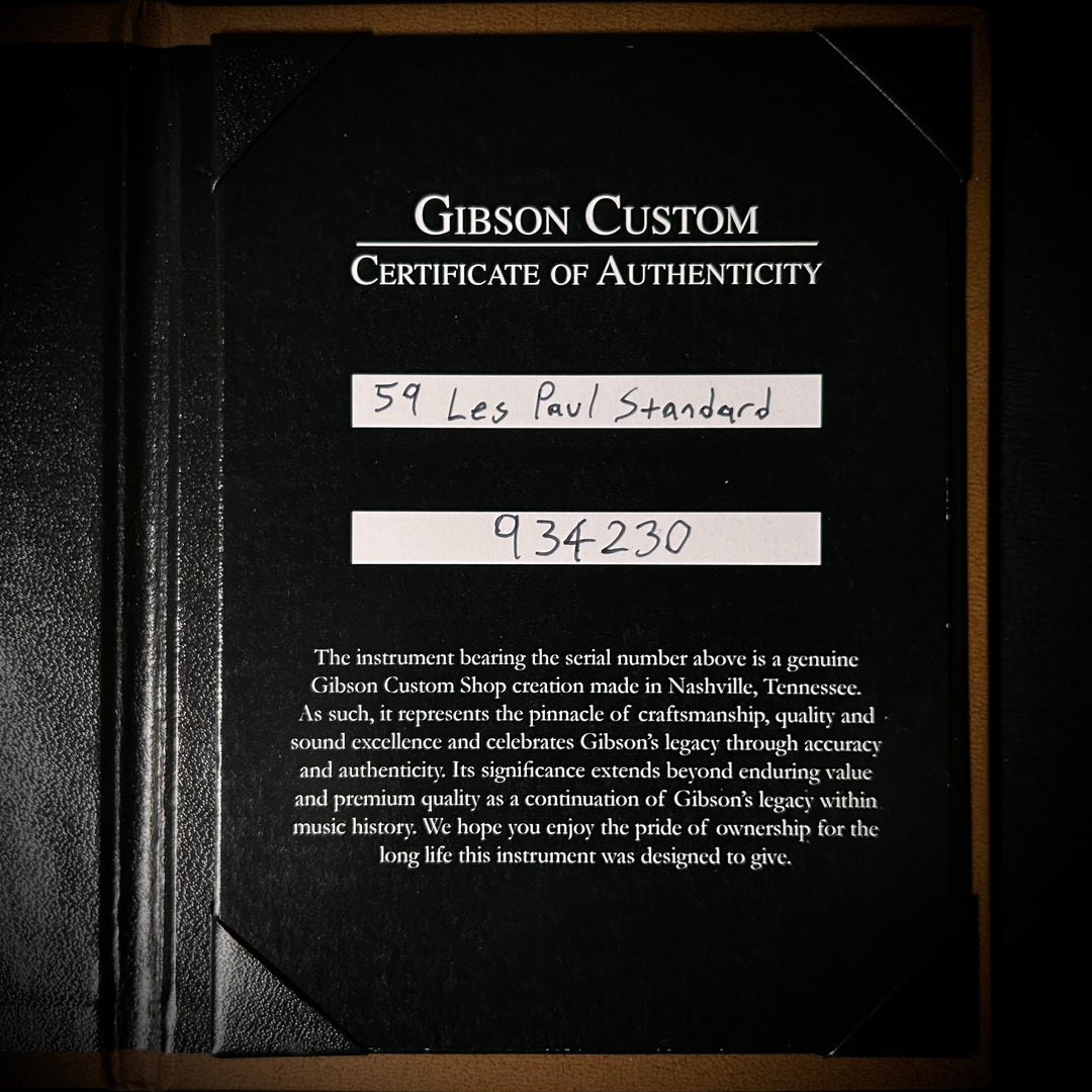 Gibson Custom Shop ‘59 Les Paul Standard VOS (USED)