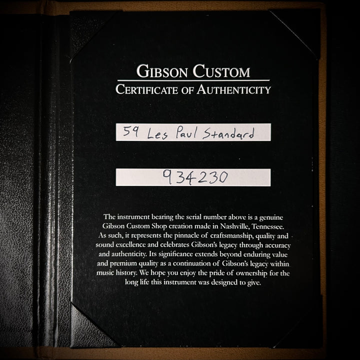 Gibson Custom Shop ‘59 Les Paul Standard VOS (USED)