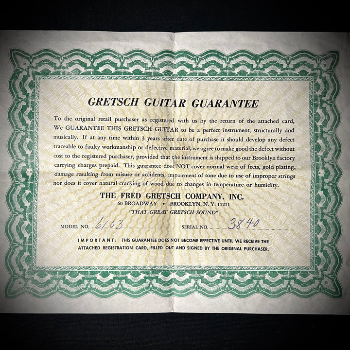 1968 Gretsch 6103 Streamliner (VINTAGE)