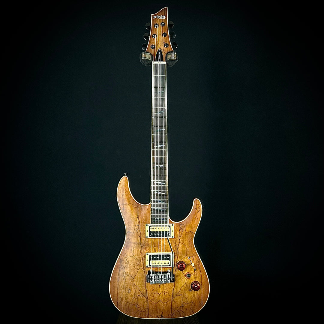Schecter C-1 Exotic - Spalted Maple