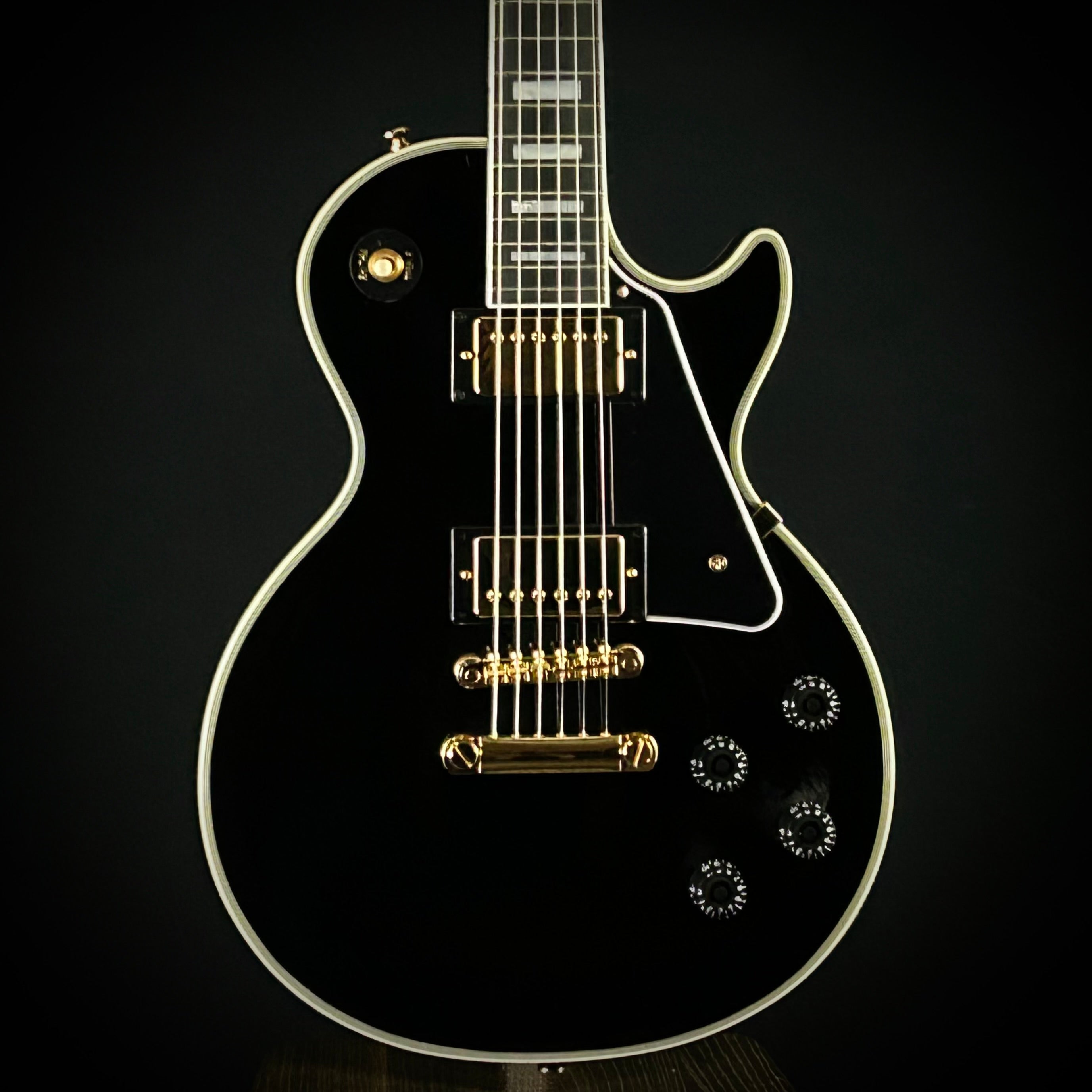 【美品】Epiphone IGC Les Paul Custom Ebony Epiphone IGC Les Paul Custom – Music Villa MT