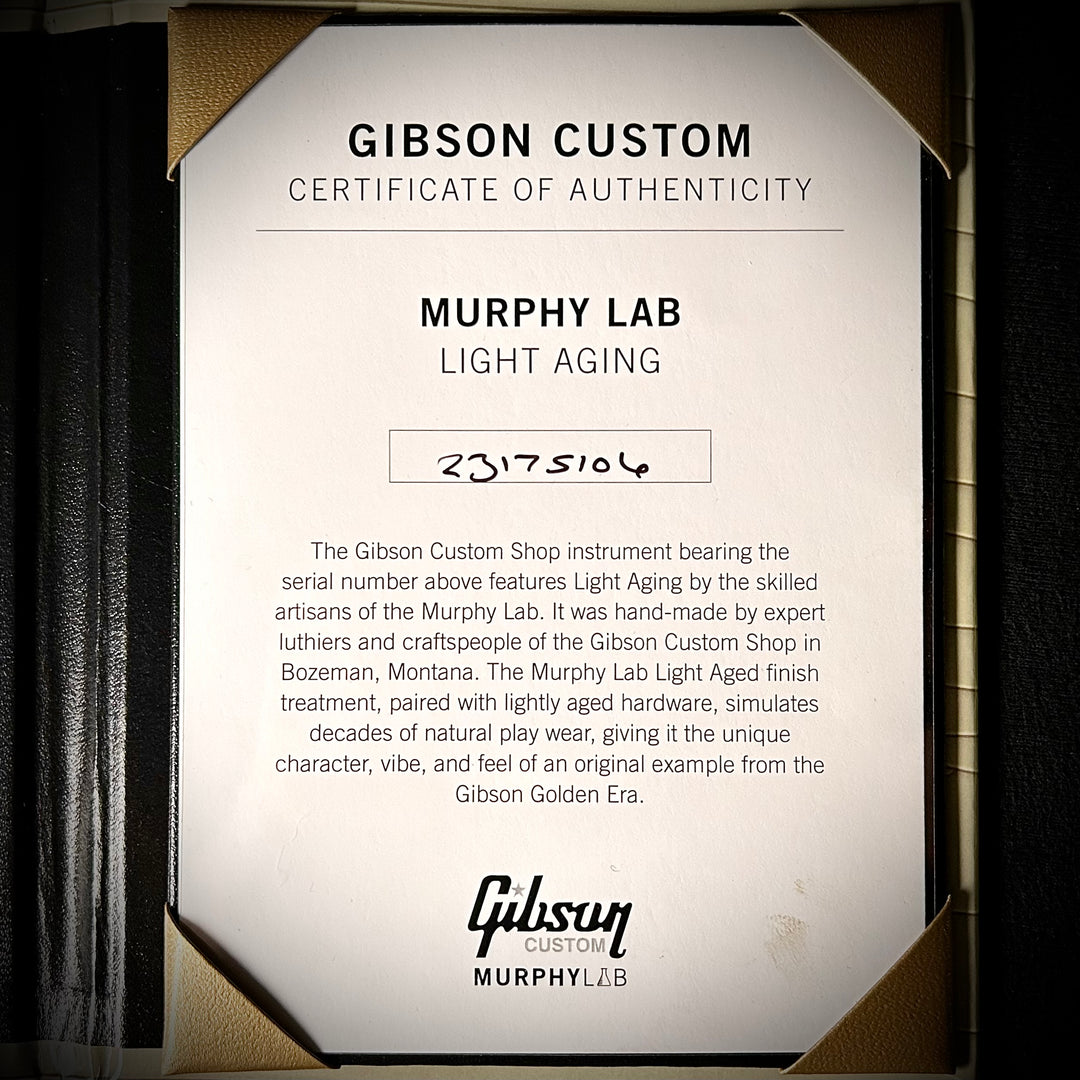 Gibson Dove Trans-Black - Murphy Lab Light Aged