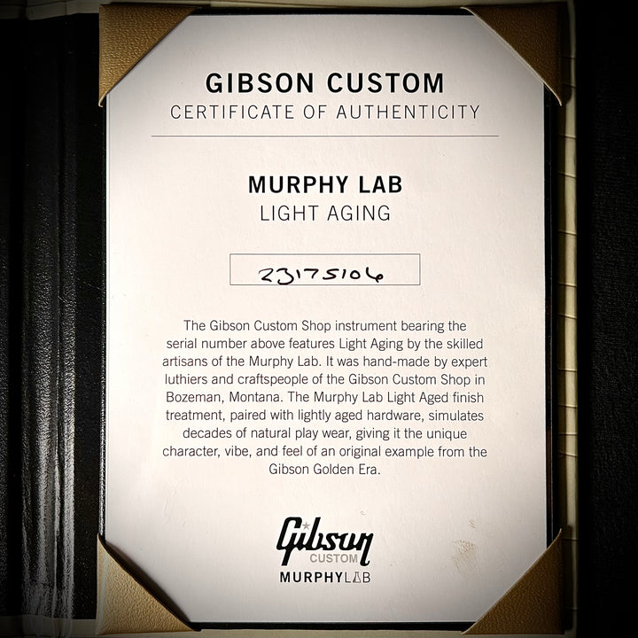 Gibson Dove Trans-Black - Murphy Lab Light Aged