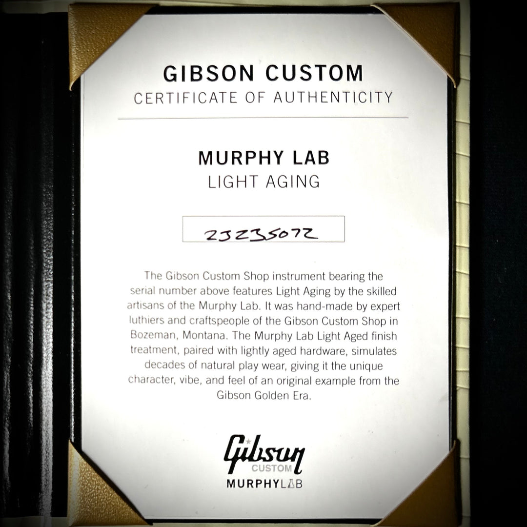 Gibson Dove Trans-Black - Murphy Lab Light Aged