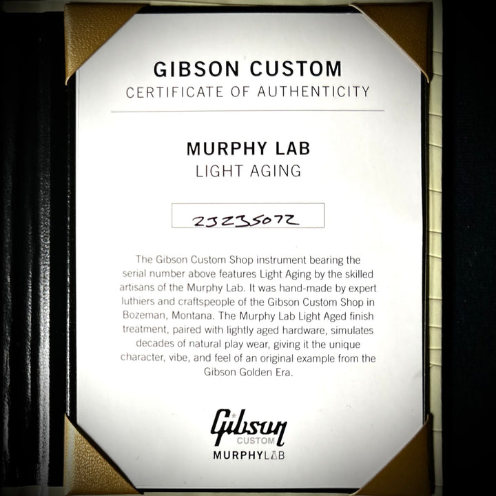 Gibson Dove Trans-Black - Murphy Lab Light Aged