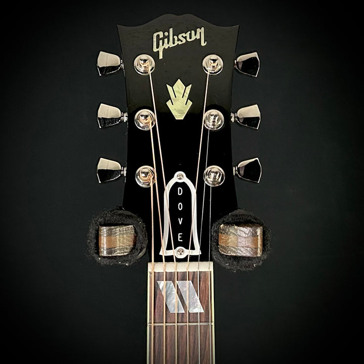 Gibson Dove Quilt Double Pickguard - Trans Ebony