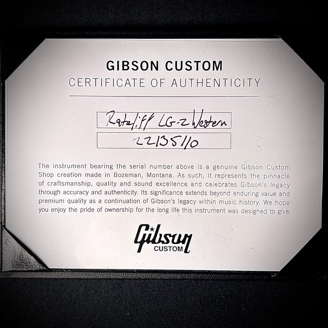Gibson Nathaniel Rateliff LG-2 Western
