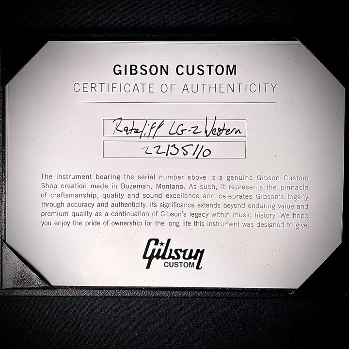 Gibson Nathaniel Rateliff LG-2 Western