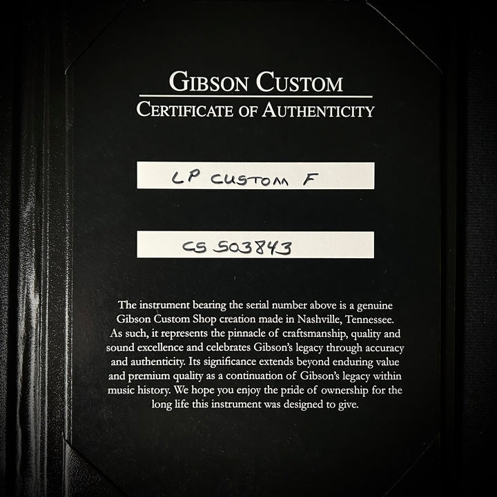 Gibson "MV" Les Paul Custom | Hand-Picked Top