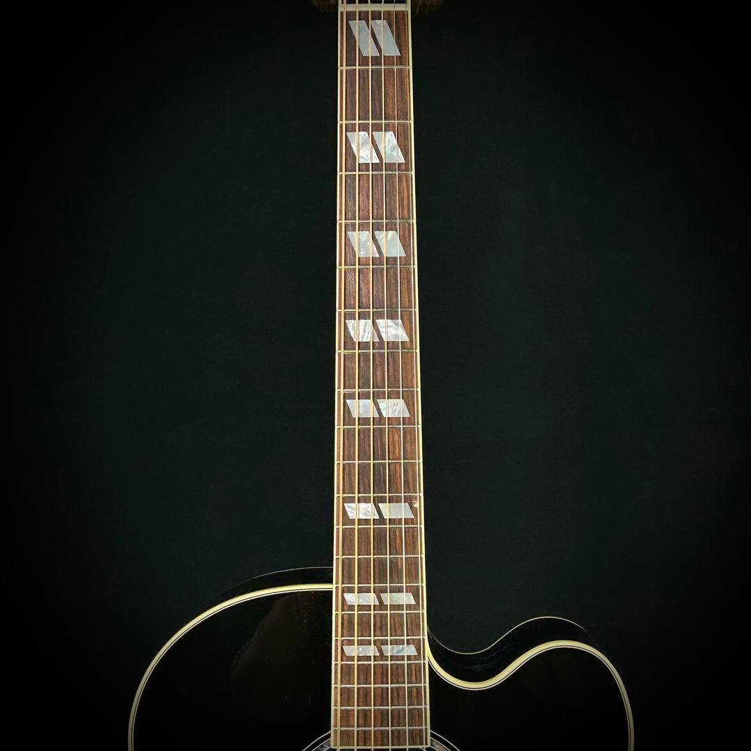 Gibson MV Custom J-185 EC - Trans Black