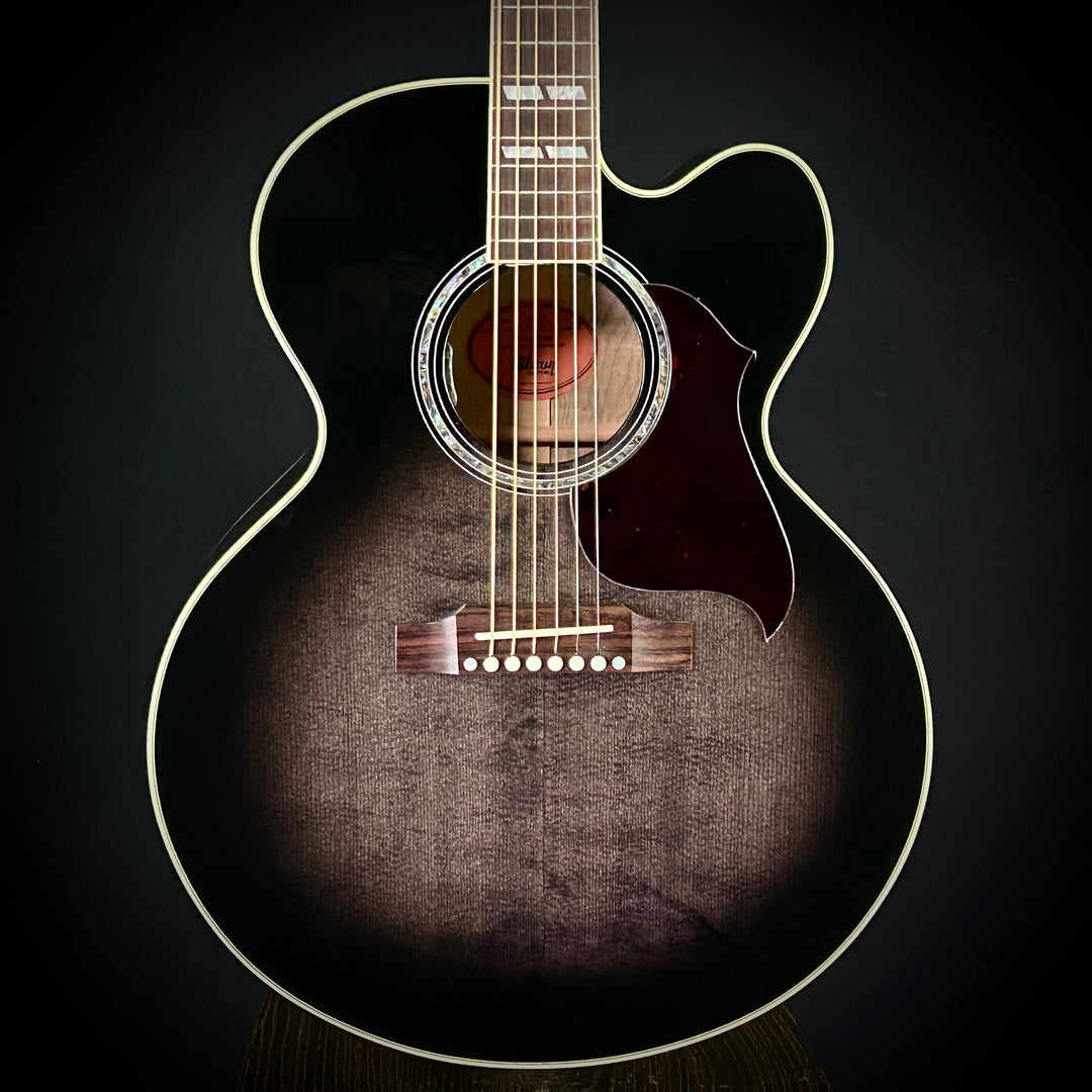 Gibson MV Custom J-185 EC - Trans Black