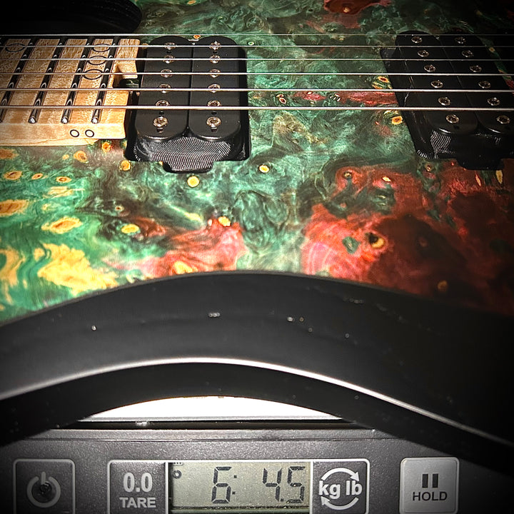 Schecter USA Custom Shop Sunset Extreme 6 Stabilized Top