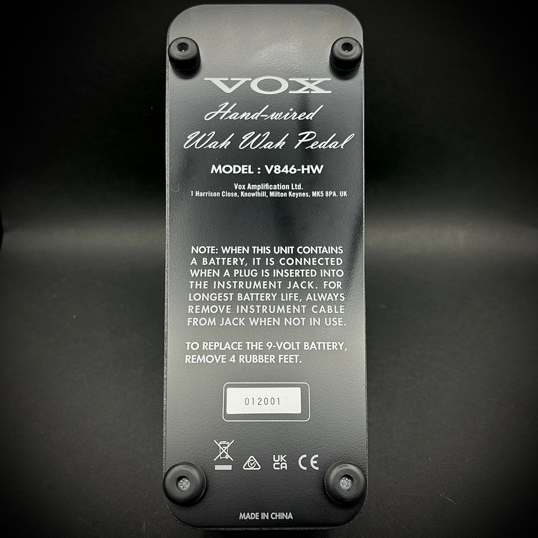 Vox V846-HW Handwired Wah Pedal